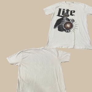 Men's Large Miller Lite Beer tee
